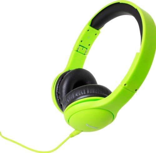 Zumreed ZHP-600 Color Rich Foldable Stereo Headphones with Built-In Mic, Green