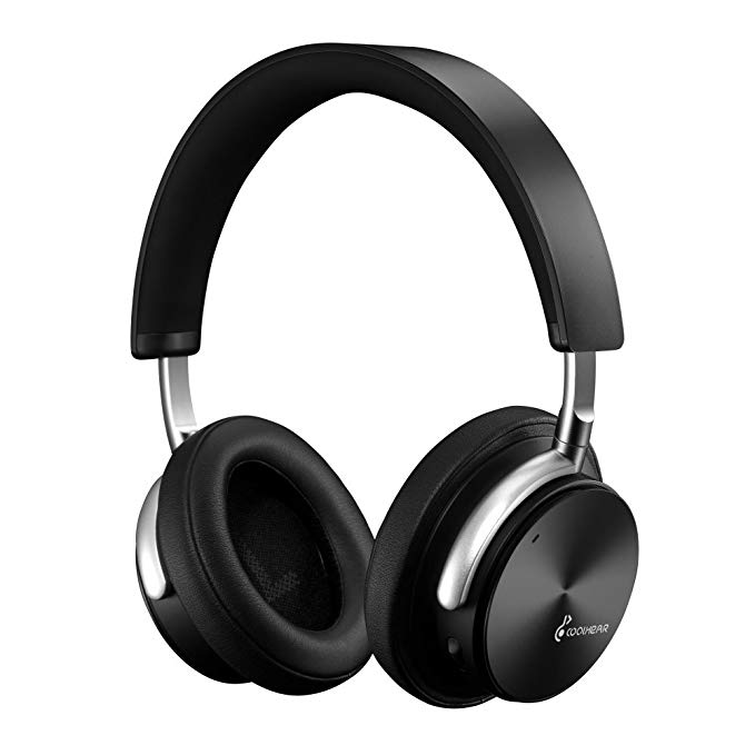 COOLHEAR Hi 3 Active Noise Canceling Over-ear Stereo Headphone(Black)