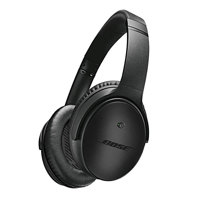 Bose QuietComfort 25 Acoustic Noise Cancelling Headphones for Apple Devices, Triple Black (wired, 3.5mm)