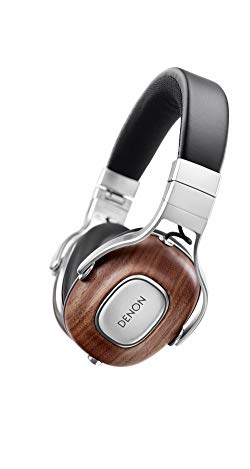 Denon AH-MM400EM Music MANIAC Over Ear Headphones 3 Button Remote/Microphone with high-Resolution Sound Source corresponding Black