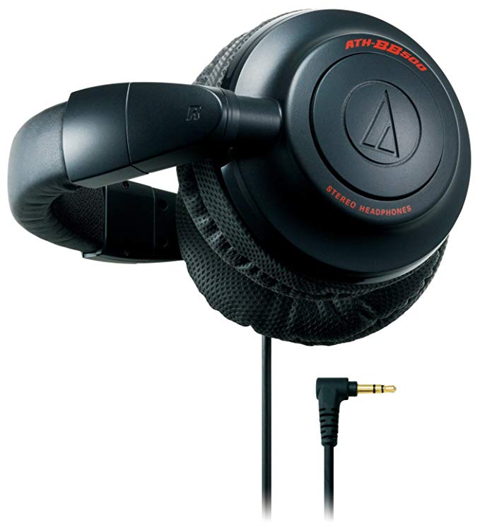 Audio Technica ATH-BB500 BK Black | Portable Headphones (Japan Import)